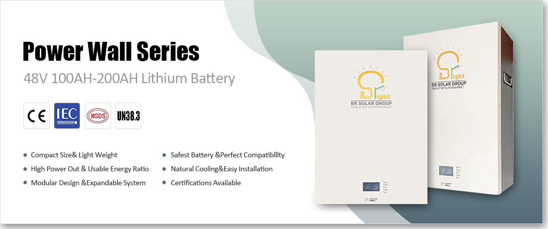 48V-strøm-vegg-LifePO4-batteri-Poter