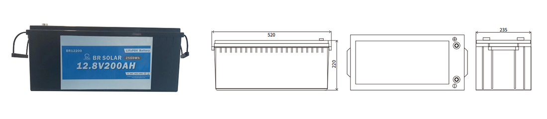 12.8V200AH-Deep-Cycle-Lithium-Battery